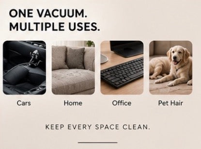 Portable Cordless Mini Vacuum — Car & Home